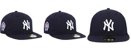 New Era Men's Navy New York Yankees 9/11 Memorial Side Patch 59FIFTY Fitted Hat